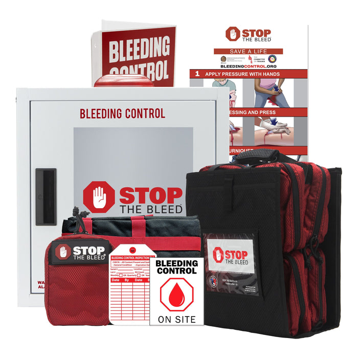 STOP THE BLEED Package - California AB 2260 Compliant (6 Kits)