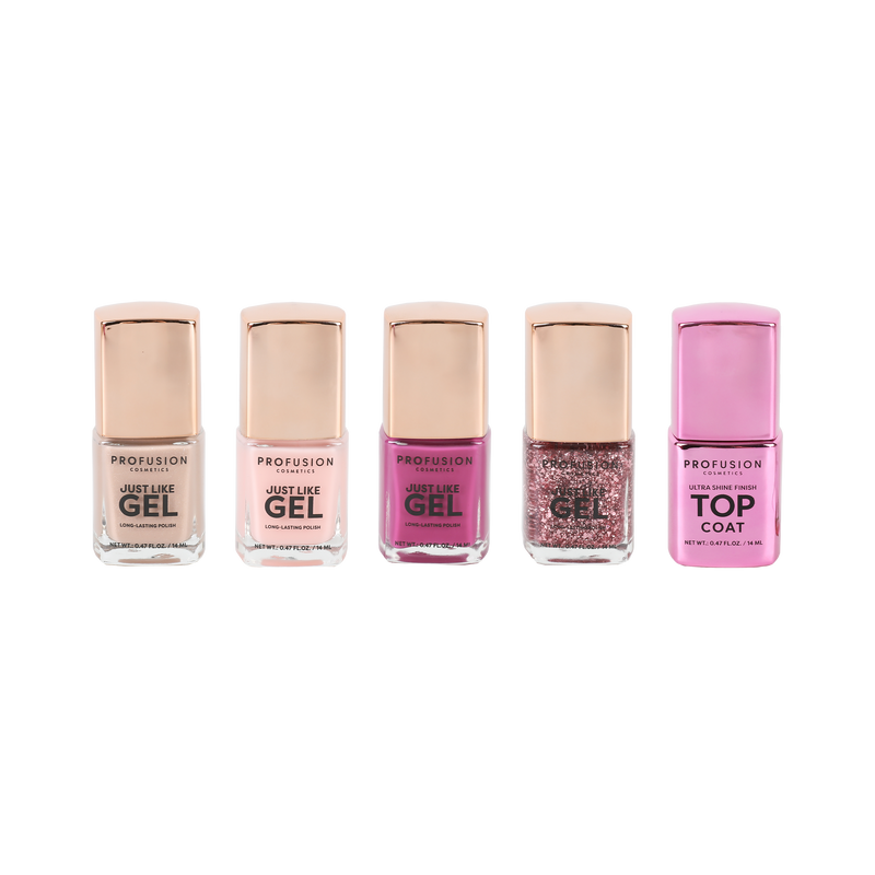 Profusion Cosmetics Shining Star Gel Effect Nail Polish Set Nail Polishes