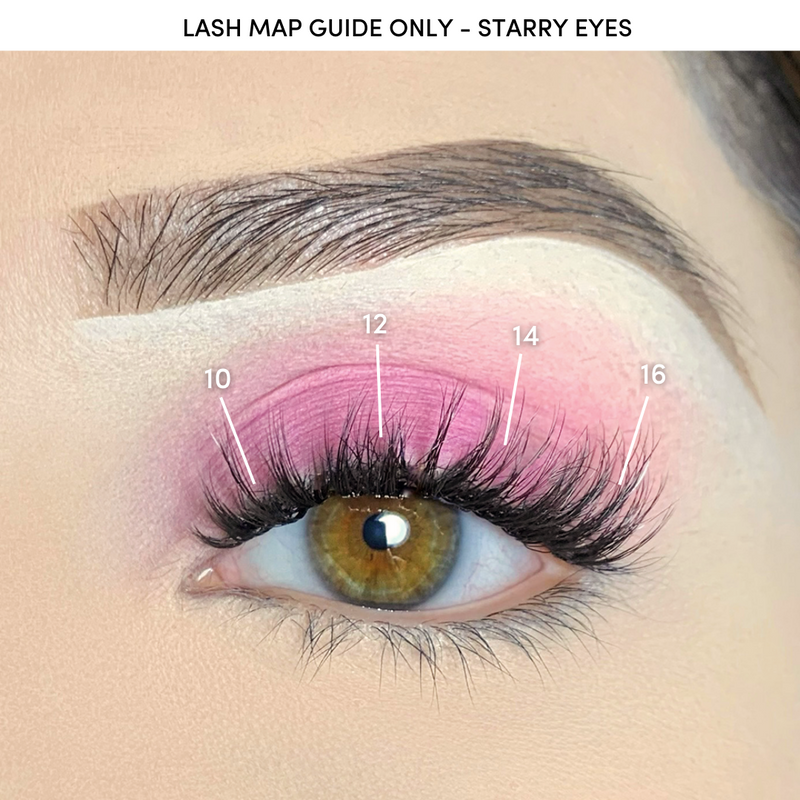 Pink Purée Starry Eyes DIY Lashes