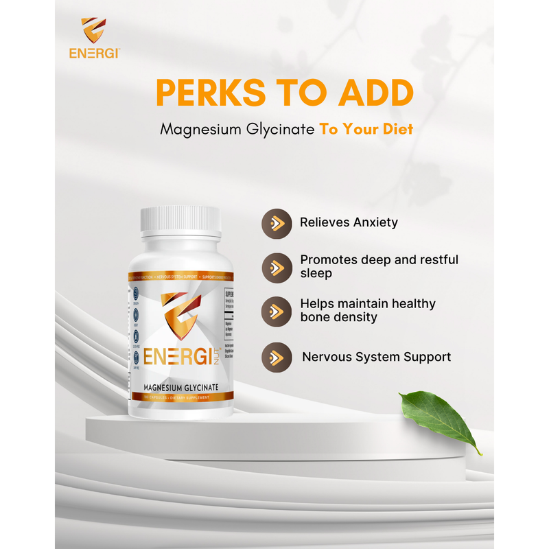 Energi Nutrition Magnesium Glycinate Supplement