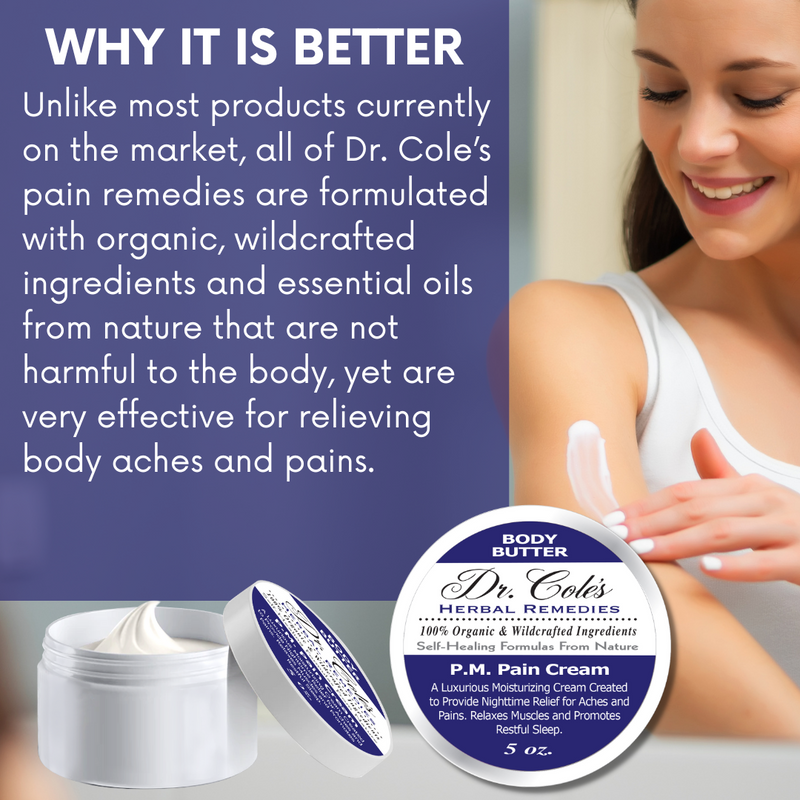 COLEHERBALS 25 - Dr. Cole's P.M. Pain Cream Herbal