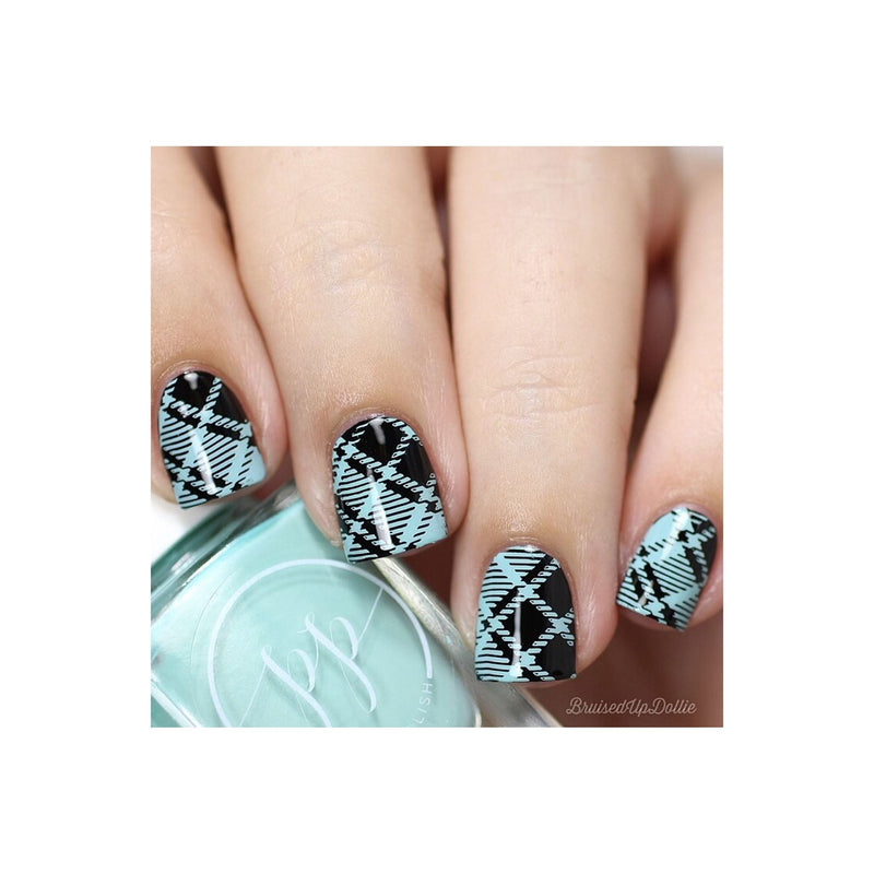 UberChic Beauty Pretty In Plaid-01 Stamping Plate