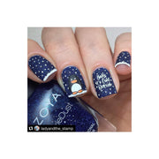 UberChic Beauty Holly Jolly, (Christmas-02) Stamping Plate