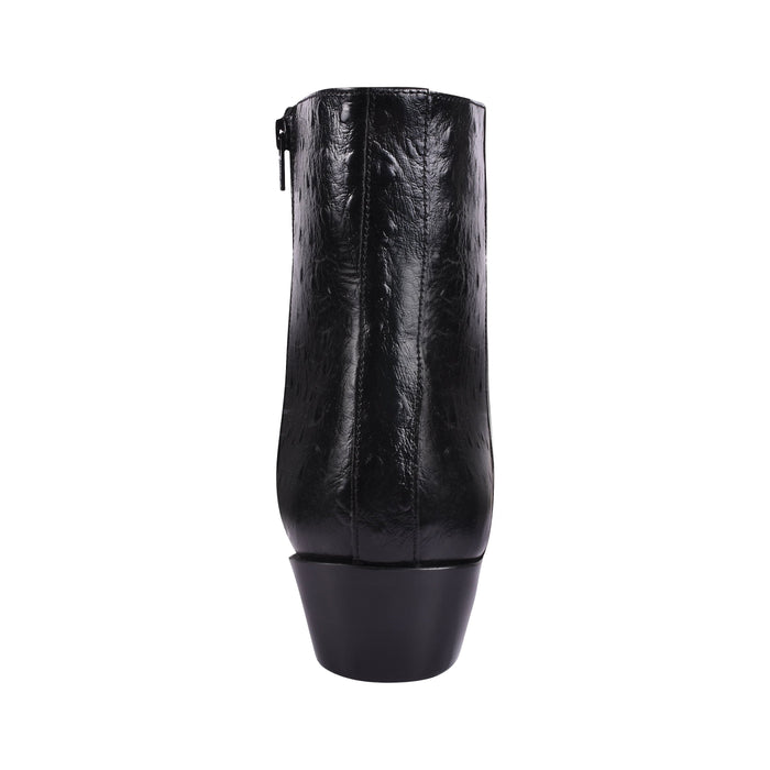 Jazzy Jackman Leather Print Ankle Length Boots