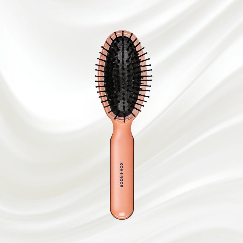 All Seasons Synthetic Pin Hair Brush - Pneumatic Cushion for Thick & Coarse Hair