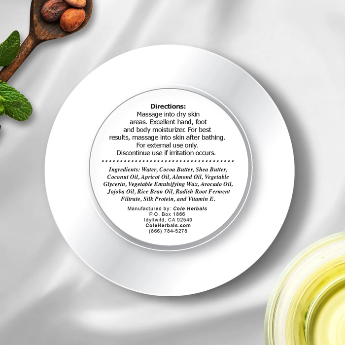 Dr. Cole's Gourmet Body Butter - VANILLA