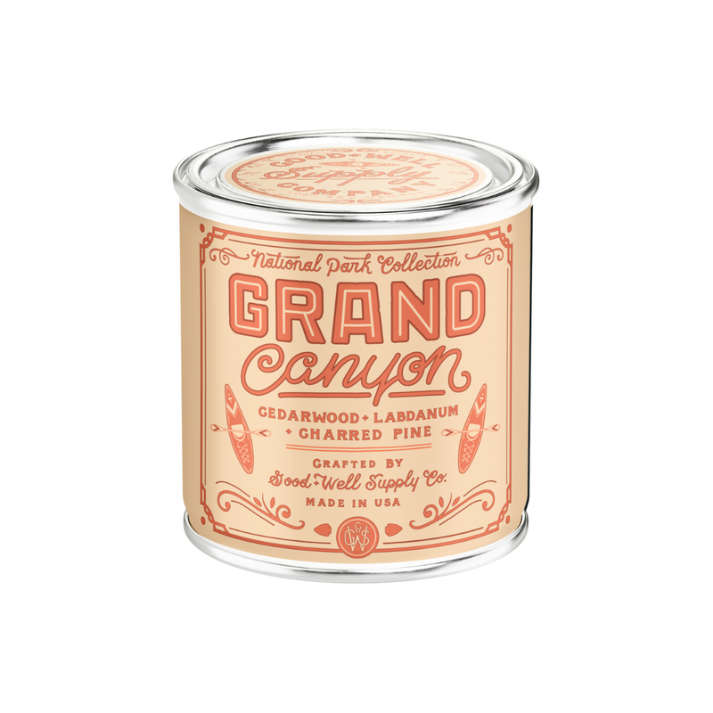 Good & Well Supply Co Grand Canyon National Park Candle Candles