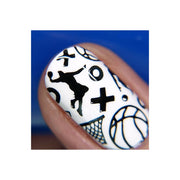 UberChic Beauty Basketball Love Stamping Plate