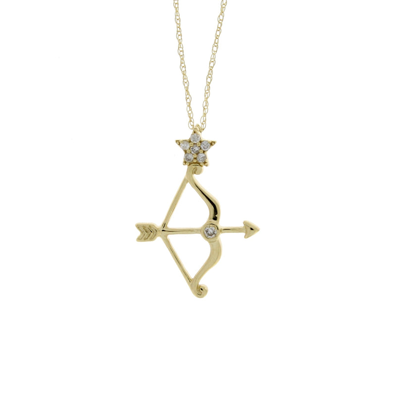 Bids.com .07ct Diamond Fashion Pendants 14KT Yellow Gold Pendants