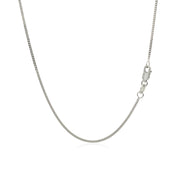 Bids.com 14k White Gold Gourmette Chain 1.0mm Necklaces