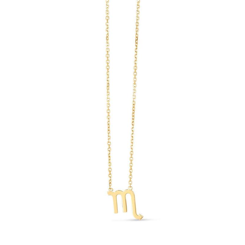 Bids.com 14K Yellow Gold Scorpio Necklace Necklaces