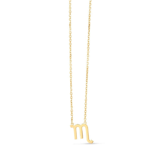 Bids.com 14K Yellow Gold Scorpio Necklace Necklaces