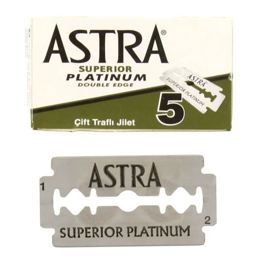 Astra Astra Superior Platinum Double Edge Razor Blades - 5 Pack Razor Blades