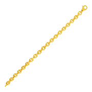 Bids.com 14k Yellow Gold Polished Oval Link Bracelet Bracelets