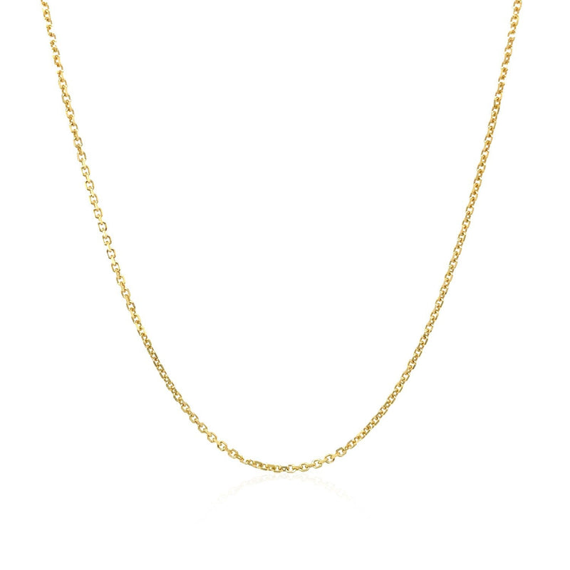 Bids.com 10k Yellow Gold Cable Chain 1.1mm Necklaces