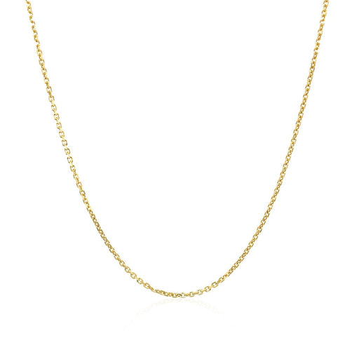 Bids.com 10k Yellow Gold Cable Chain 1.1mm Necklaces