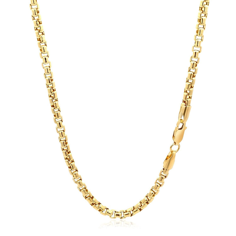 Bids.com 3.4mm 14k Yellow Gold Round Box Chain Necklaces