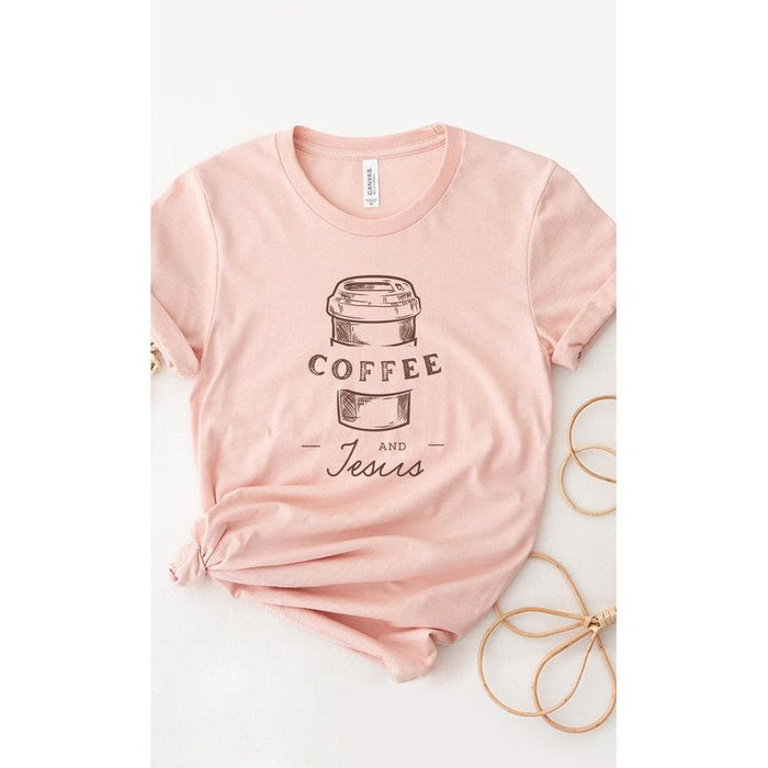 Coffee and Jesus Graphic Tee