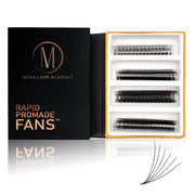 Mega Lash Academy 6D Mix Rapid Promade Fans® - 1000 Fans Promade Fans Black 0.07 / C / Mixed 8-9-10-11 mm,0.07 / C / Mixed 12-13-14-15 mm,0.07 / CC / Mixed 8-9-10-11 mm,0.07 / CC / Mixed 12-13-14-15 mm,0.07 / D / Mixed 8-9-10-11 mm,0.07 / D / Mixed 12-13-14-15 mm