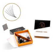 Mega Lash Academy 6D Promade Loose Fans - 500 Fans Promade Fans