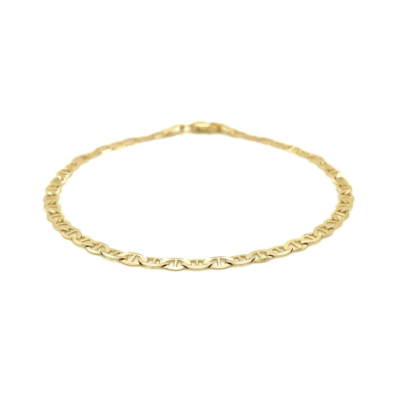 Bids.com 3.2mm 14k Yellow Gold Mariner Link Bracelet Bracelets