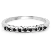 Bids.com 0.32 Carat Genuine Multi Diamond .925 Sterling Silver Ring Rings