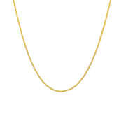 Bids.com 14k Yellow Gold Round Wheat Chain 1.0mm Necklaces
