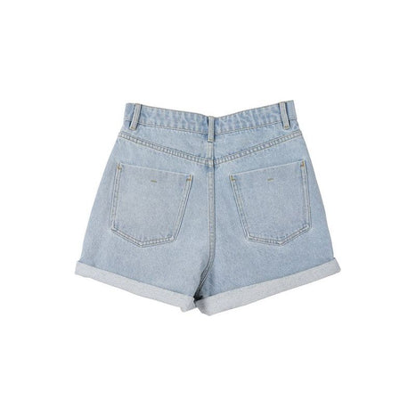 Lilou Roll Up Denim Shorts