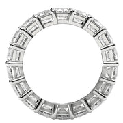 Bids.com Emerald Cut Lab Grown Diamond Eternity Ring in 14k White Gold (8 cttw FG/VS2) Rings