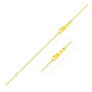 Bids.com Extendable Cable Chain in 14k Yellow Gold (1.0mm) Necklaces