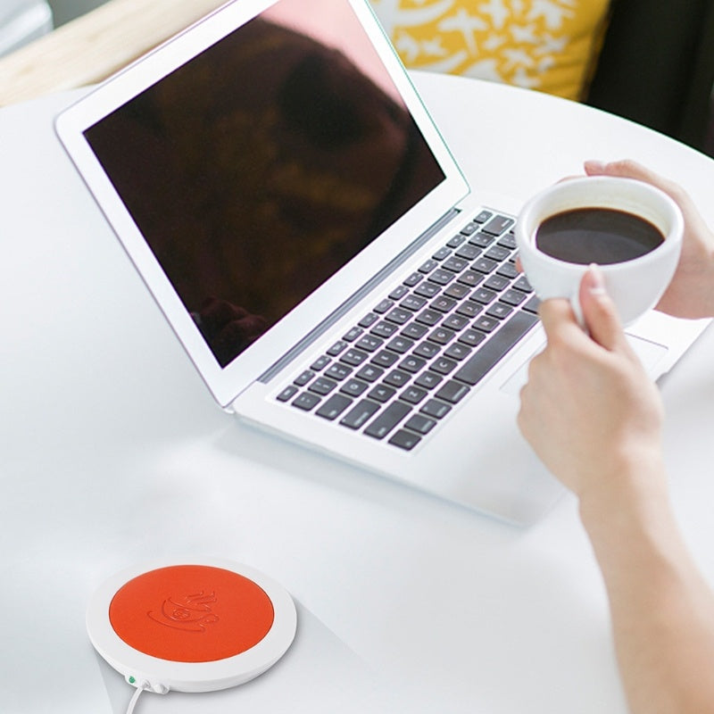 SmartPursue™ ☕ USB Cup Warmer Mat Pad – Portable Coffee & Tea Mug Heating Coaster Beverage Warmers
