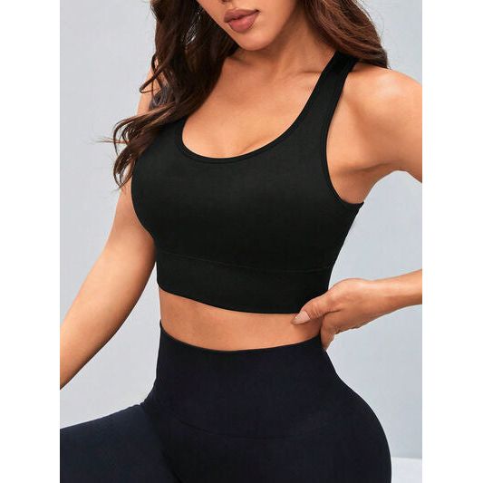 Cutout Racerback Scoop Neck Active Tank