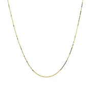 Bids.com 14k Yellow Gold Classic Box Chain 0.6mm Necklaces