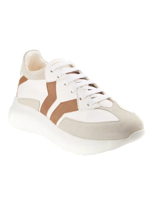 Free Soul 4 Women's White Low Cut Leather Sneakers | Handmade in Italy