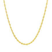Bids.com 2.0mm 14k Yellow Gold Light Rope Chain Necklaces