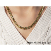 Bids.com 14k Yellow Gold Polished Miami Cuban Chain Necklace Necklaces