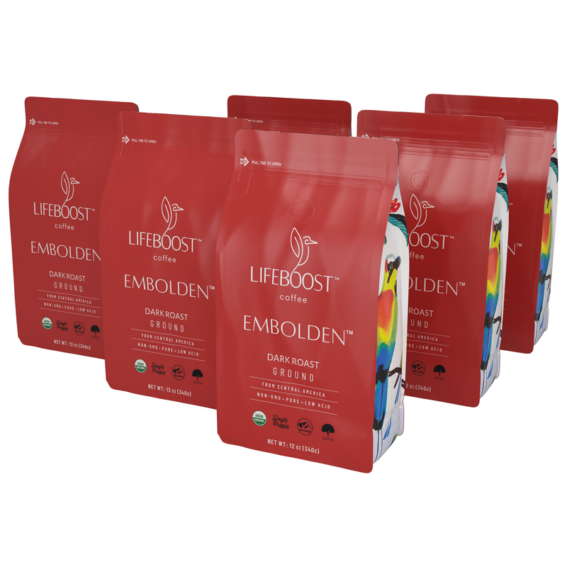Lifeboost Coffee Embolden Dark Roast Dark Roast