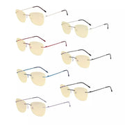 eyekeeper.com 7 Pack Cat-eye Blue Light Blocking Reading Glasses TMWK9902 Eyeglasses