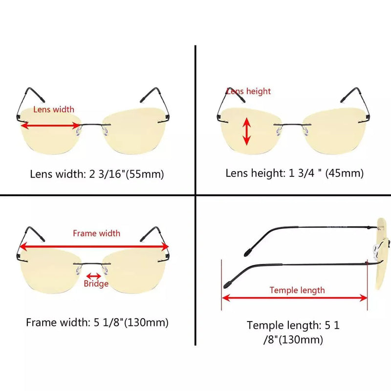 eyekeeper.com 7 Pack Cat-eye Blue Light Blocking Reading Glasses TMWK9902 Eyeglasses