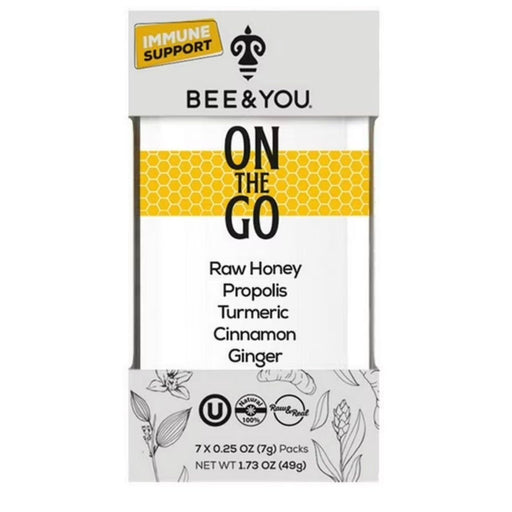 VIP Extensions 12 boxes of 7 packets Bee & You 1.73 oz On the Go Immunity Honey packets Beauty Supplies