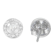 Bids.com 14K White Gold 1/3 cttw Round Cut Diamond Earrings (H-I, SI2-I1) Earrings