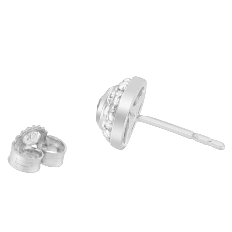Bids.com 14K White Gold 1/3 cttw Round Cut Diamond Earrings (H-I, SI2-I1) Earrings