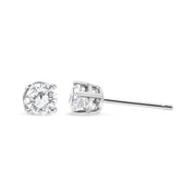 Bids.com 14K White Gold 3/4 Cttw Lab Grown Diamond 4-Prong Classic Stud Earrings (F-G Color, VS2-SI1 Clarity) Earrings