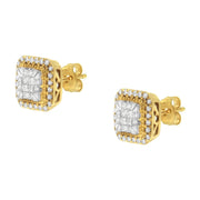 Bids.com 10KT Yellow Gold Diamond Stud Earrings (1/2 cttw, H-I Color, SI2-I1 Clarity) Earrings
