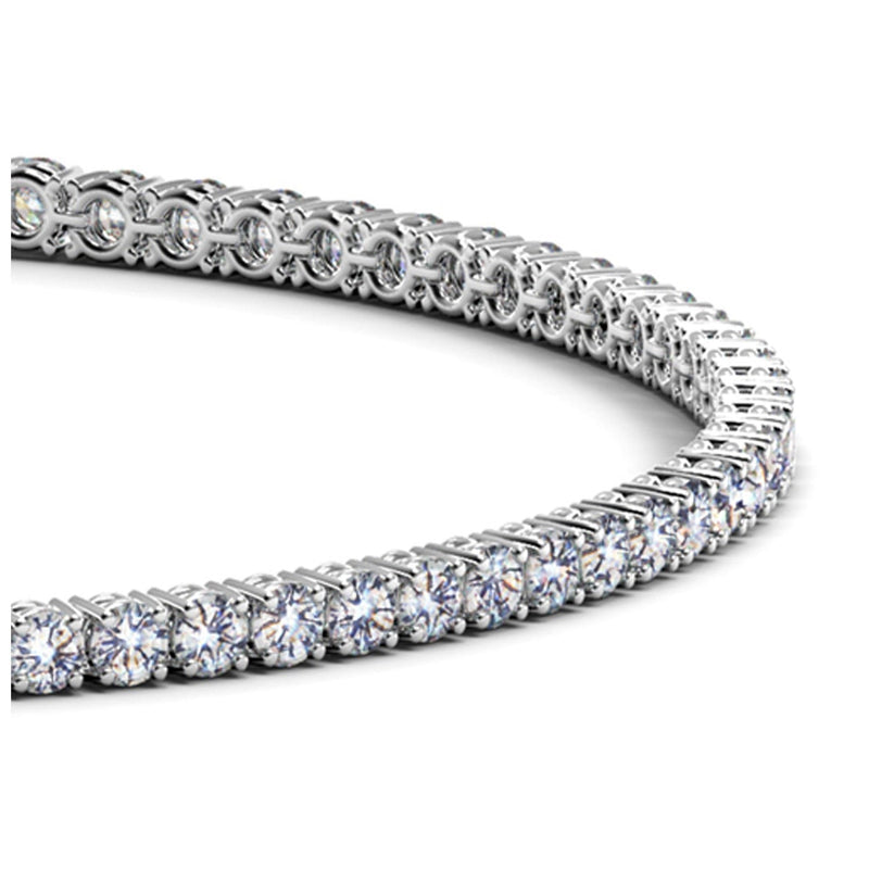 Bids.com Lab Grown Round Diamond Tennis Bracelet in 14k White Gold (2 cctw F/G  VS2/SI1) Bracelets