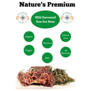 MG Windward Trading LLC Pure Certified Wild Harvested Full Spectrum Organic Raw Sea Moss Raw Sea Moss