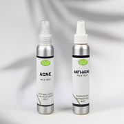 Lulu’s Holistics Face Mist Light Gray Acne Mist,Rose Water Anti-aging Mist,Both