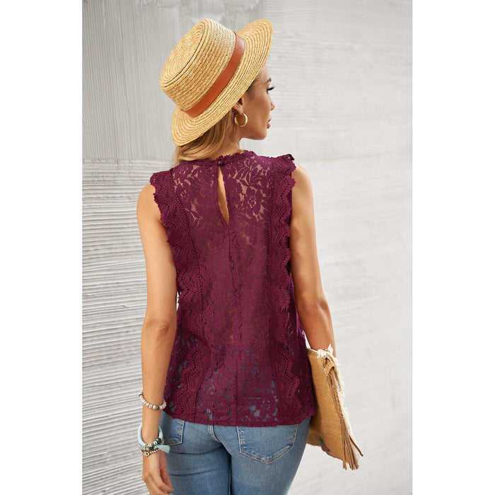 Lace V-Neck Tank