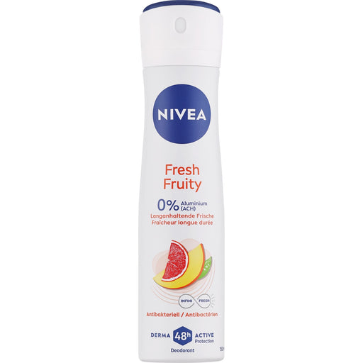 Nivea NIVEA Fresh Fruity Deodorant Spray 0% Aluminum (ACH) 48h Protection 150ml Deodorant & Anti-Perspirant