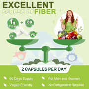 Nature Target Probiotics with Prebiotic Fiber, 60 Billion CFUs, 120 Capsules Dietary Fiber